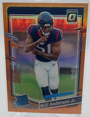 2023 Donruss Optic #246 Will Anderson Jr. Orange Prizm Rookie #/249