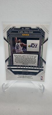 2022-23 Panini Prizm #284 Karl Malone Prizms Choice Blue #/49