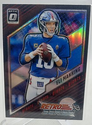 2023 Donruss Optic #11 Eli Manning Retro Series Silver Prizm