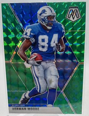 2020 Panini Mosaic #78 Herman Moore Prizm Green