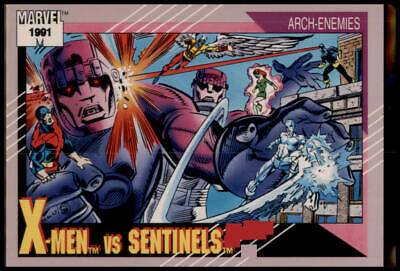 1991 Impel Marvel Universe II #106 X-Men vs. Sentinels