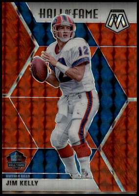 2020 Panini Mosaic #295 Jim Kelly Prizm Red Red Hobby Exclusive Rare