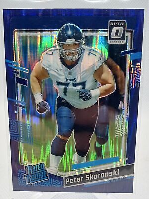 2023 Donruss Optic #296 Peter Skoronski Purple Shock Rated Rookie