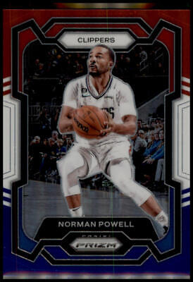 2023-24 Panini Prizm #274 Norman Powell Prizms Red White and Blue