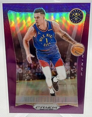 2023-24 Prizm Deca #88 Michael Porter Jr. Base Prizms Purple #/99