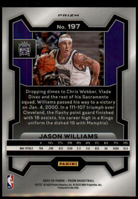 2023-24 Panini Prizm #197 Jason Williams Prizms Silver