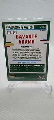 2023 Donruss Optic #96 Davante Adams Orange #/249