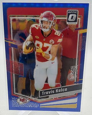 2023 Donruss Optic #94 Travis Kelce Blue #/199