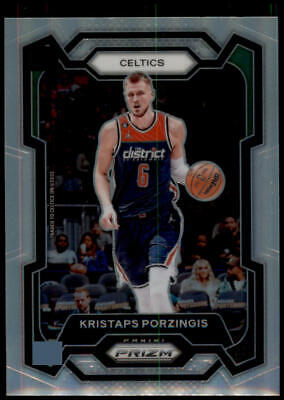 2023-24 Panini Prizm #8 Kristaps Porzingis Prizms Silver