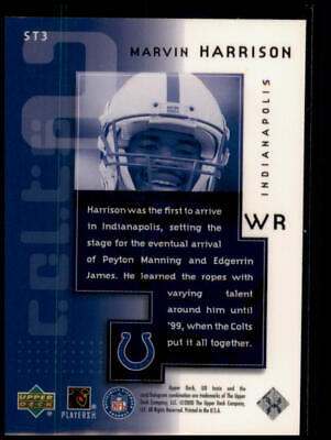 2000 UD Ionix #ST3 Marvin Harrison Super Trio