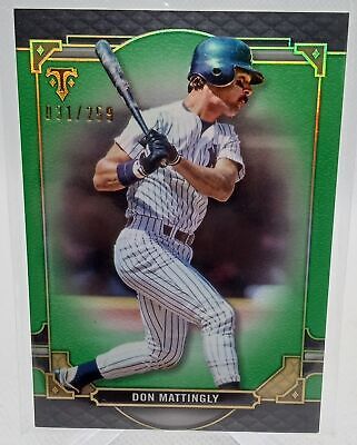 2022 Topps Triple Threads #88 Don Mattingly Emerald #/259