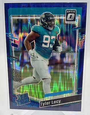 2023 Donruss Optic #253 Tyler Lacy Purple Shock Rated Rookie