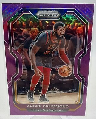 2020-21 Panini Prizm #222 Andre Drummond Purple Prizms #/99