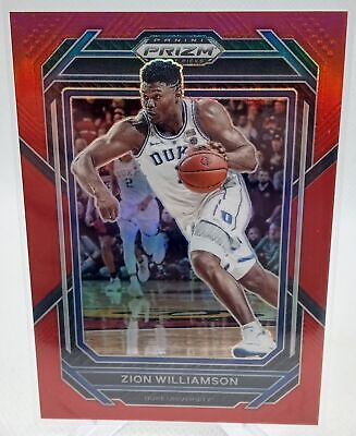 2023 Panini Prizm Draft Picks #73 Zion Williamson Red #/299