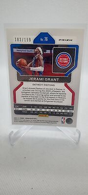 2021-22 Panini Prizm #76 Jerami Grant Blue #/199