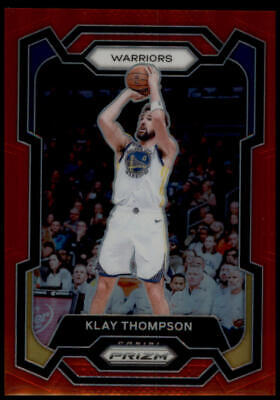 2023-24 Panini Prizm #109 Klay Thompson Prizms Red #/299