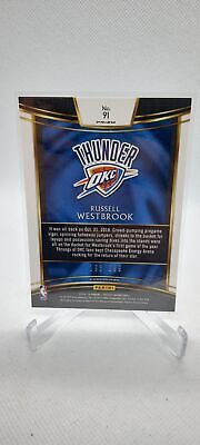 2018-19 Panini Select #91 Russell Westbrook Light Blue Prizms #/299