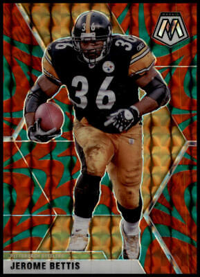 2020 Panini Mosaic #172 Jerome Bettis Prizm Reactive Green