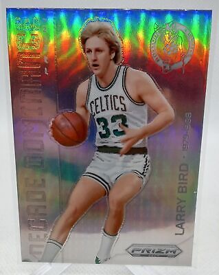 2023-24 Panini Prizm Deca #16 Larry Bird Decade Dominance Prizms Silver