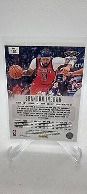 2023-24 Panini Prizm Deca #103 Brandon Ingram Base Prizms Blue #/149