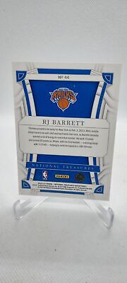 2022-23 Panini National Treasures #44 RJ Barrett Red #/75