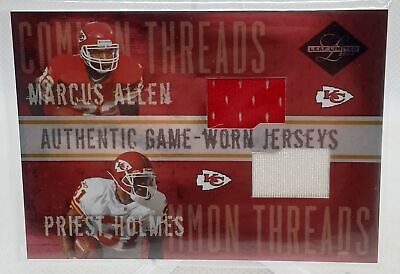 2004 Leaf Limited  Marcus Allen / Priest Holmes Common Threads  Patch  #/50