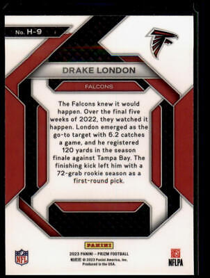 2023 Panini Prizm #H-9 Drake London Emergent