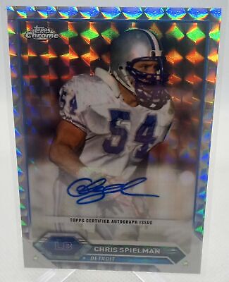 2023 Topps Composite #TCA-CSP Chris Spielman Topps Chrome Autographs Geometric