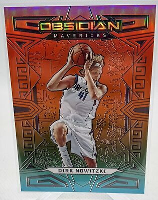 2022-23 Panini Obsidian #143 Dirk Nowitzki Electric Etch Neon Flood