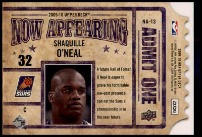 2009-10 Upper Deck #NA-13 Shaquille O'Neal Now Appearing