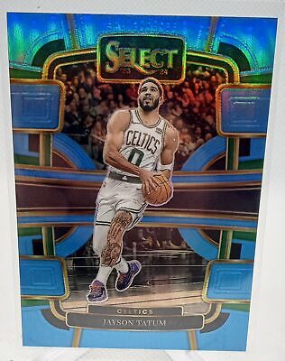 2023-24 Panini Select #45 Jayson Tatum Light Blue Prizms #/299