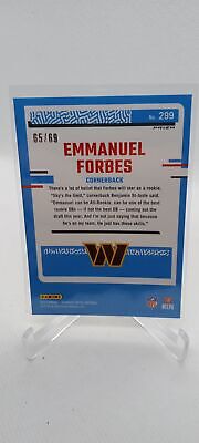 2023 Donruss Optic #299 Emmanuel Forbes Electricity #/69