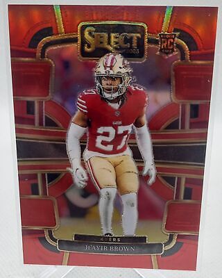 2023 Panini Select #91 Ji'Ayir Brown Red Prizms Rookie #/99