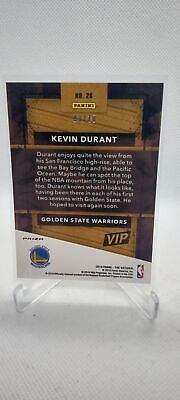 2019 Panini National Convention VIP Gold Packs #26 Kevin Durant Gold Prizm #/10