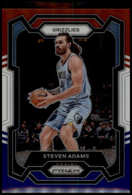 2023-24 Panini Prizm #205 Steven Adams Prizms Red White and Blue