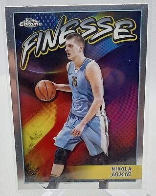 2023-24 Topps Chrome #F-5 Nikola Jokic Finesse