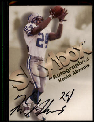 1998 SkyBox Premium #NNO Kevin Abrams Autographics