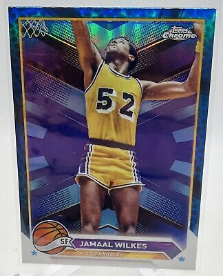 2023-24 Topps Chrome #112 Jamaal Wilkes Blue Basketball Refractors