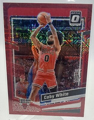 2023-24 Donruss Optic #125 Coby White Choice Red #/88