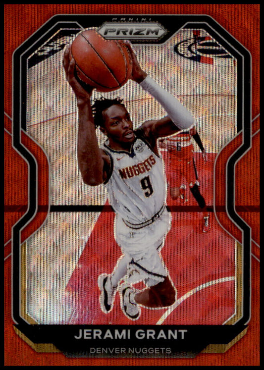 2020-21 Panini Prizm #143 Jerami Grant Ruby Wave Prizms