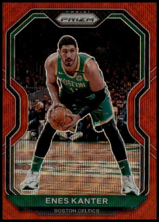 2020-21 Panini Prizm #212 Enes Kanter Ruby Wave Prizms