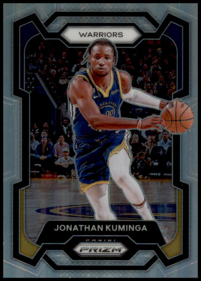 2023-24 Panini Prizm #48 Jonathan Kuminga Prizms Silver