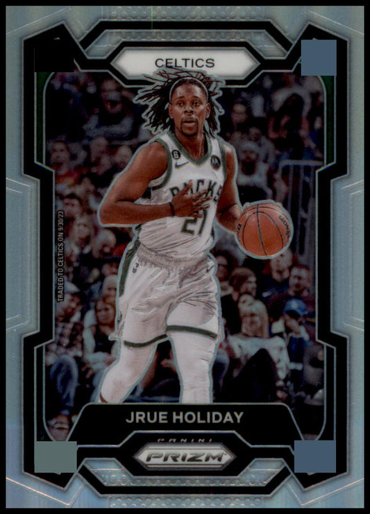 2023-24 Panini Prizm #107 Jrue Holiday Prizms Silver