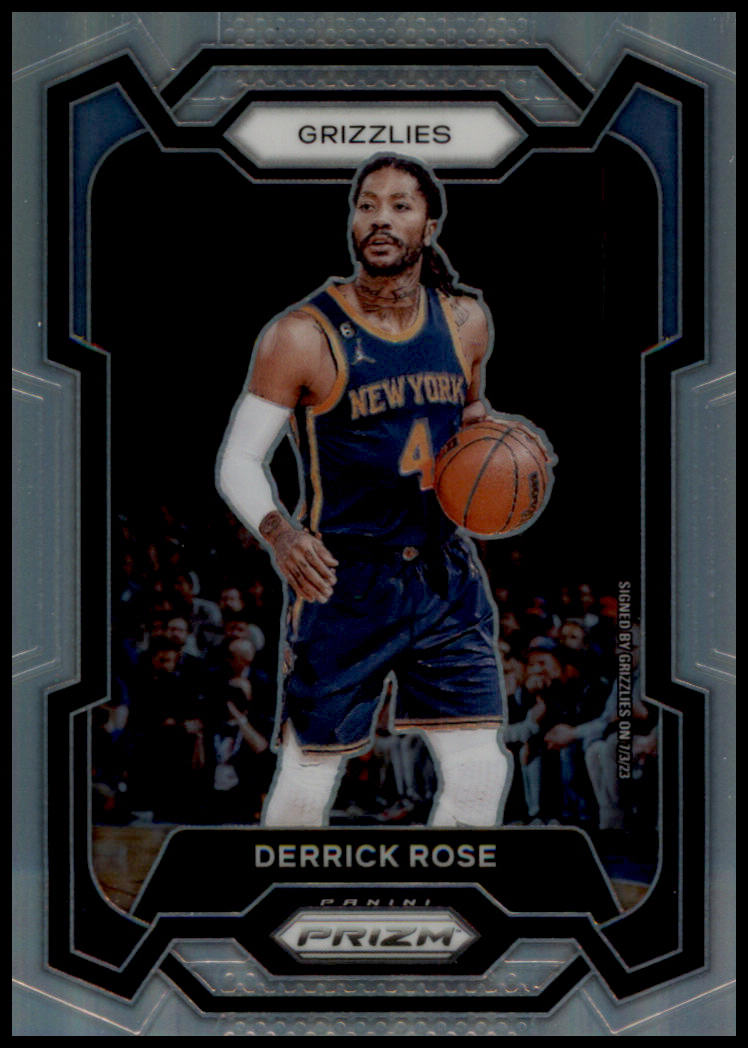 2023-24 Panini Prizm #272 Derrick Rose Prizms Silver