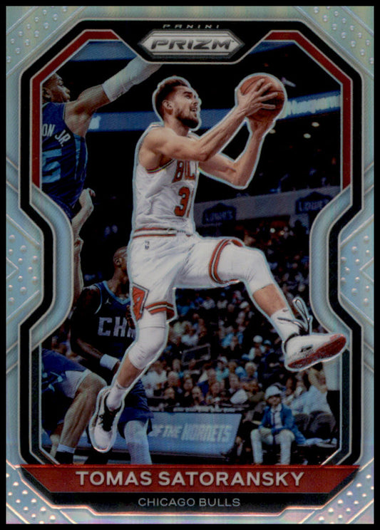 2020-21 Panini Prizm #183 Tomas Satoransky Silver Prizms