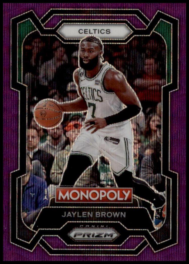 2023-24 Panini Prizm Monopoly #8 Jaylen Brown Purple