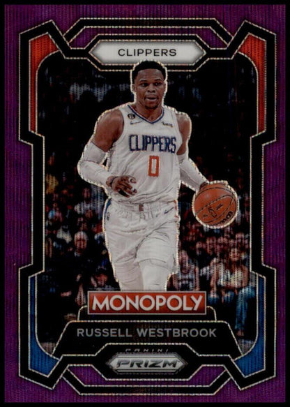 2023-24 Panini Prizm Monopoly #38 Russell Westbrook Purple