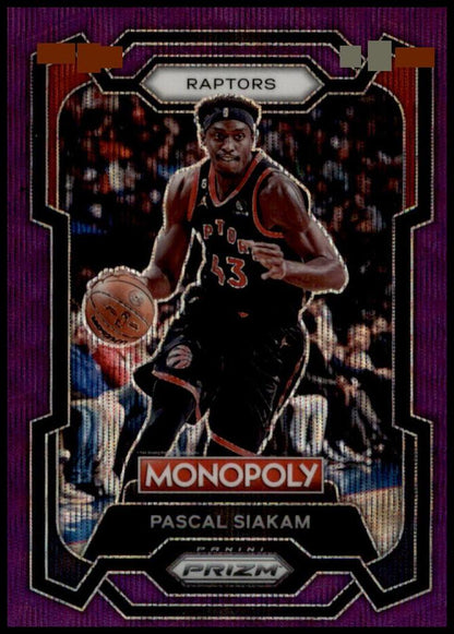 2023-24 Panini Prizm Monopoly #82 Pascal Siakam Purple