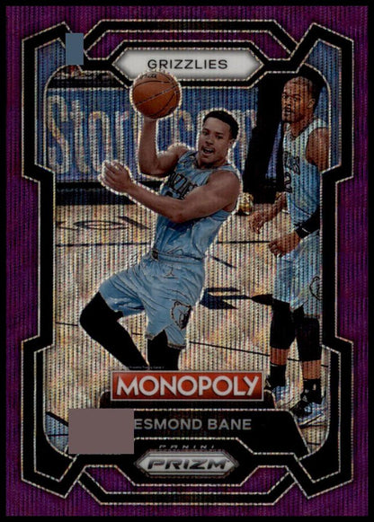 2023-24 Panini Prizm Monopoly #45 Desmond Bane Purple