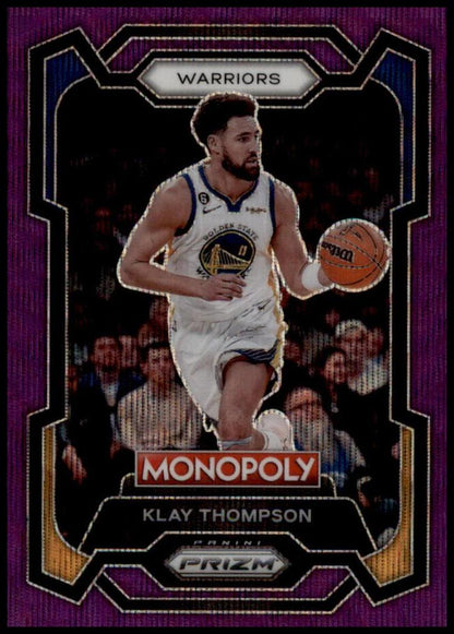 2023-24 Panini Prizm Monopoly #29 Klay Thompson Purple